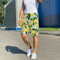 thumbnail image 6 of Sikiie Lemon1 Mens Pajama Shorts, Lightweight Lounge Pant with Pockets Soft Sleep Pj Shorts for MenLarge, 6 of 6