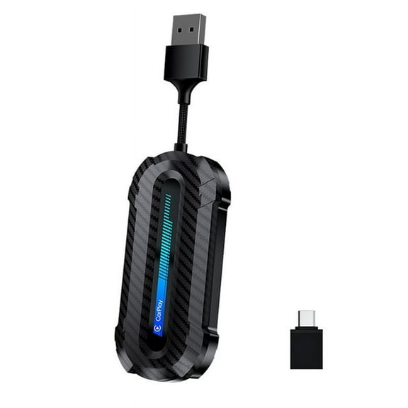 2 in 1 USB Type C Wireless Carplay Android Auto Wireless Car Adapter Convert Wired Android Auto to Wireless Carplay