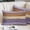 Purple, variant on Farmhouse Burnt Orange Brown Pillow Covers, Linen Long Throw Pillow Case, Vintage Wooden Striped Holiday Pillow Protector Decorative Cushion Cover for Living Room/Bedroom 12" x 20"