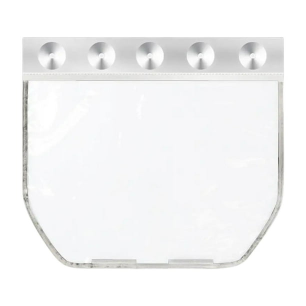 Tapa de enchufe eléctrico, tapa de puerto, protección contra la nieve, tapón de adsorción portátil de PVC Blanco