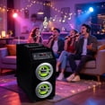 thumbnail image 5 of SDX Portable Bluetooth Speaker System, Wireless Boombox TWS Pairing Loud Stereo Sound Deep Bass Large Party Speakers for Outdoor Home Camping Music Player, 5 of 5