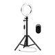 thumbnail image 5 of mini size led 10 " de lámpara De Relleno De Foto Soporte Para Soporte Para Teléfono Para Transmisión Hugo Anillo de luz de estudio de 10 pulgadas, 5 of 10