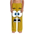 thumbnail image 4 of Kids Boys Girls Joggers Scared Face Cartoon Print Stretchy Cotton Sweatpants for Kindergarten School Wear, 4-13Y, 4 of 9