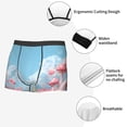 thumbnail image 3 of Xecao Cute Pink Mushrooms Print Men's Underwear Boxer Briefs,Breathable Choice for Men's Underwear-Small, 3 of 5