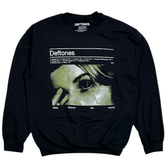 Deftones Unisex Ohms Genesis Crewneck Sweatshirt (Medium, Black)