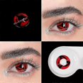 thumbnail image 2 of 2pcs/pair Sharingan Contact Lenses For Eyes Color Cosplay Anime Eyes Lens Uchiha Sasuke Hatake Kakashi Lenses Halloween, 2 of 2