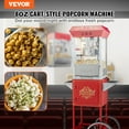 thumbnail image 2 of VEVOR Máquina para Hacer Palomitas de Maíz Máquina para Hacer Palomitas de Maíz de 8 Oz con Carro 850W 48 Tazas Rojo, 2 of 9