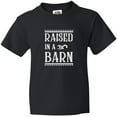 thumbnail image 3 of Inktastic RAISED in a BARN in White Youth T-Shirt, 3 of 5