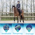 thumbnail image 4 of Cathoe 4pcs Fly Prevention Horse Leg Guard Cool Mesh Boots Horse Protection, 4 of 5