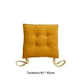 thumbnail image 3 of Cojín para silla Injueey Almohadas Transpirable Lavable Decorativo para el hogar Oficina Estudiante Amarillo 45*45cm, 3 of 6