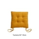 thumbnail image 5 of Cojín para silla Bewildely cuadrado Antideslizante Amarillo 45*45cm, 5 of 6