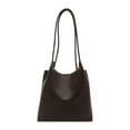 thumbnail image 4 of Coffee Brown Women's 2025 Spring Fashion Casual Shoulder Tote Bag - Large-Capacity for Work Commutes & Daily Leisure, 4 of 6