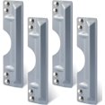 thumbnail image 1 of 3 x 11" Latch Guard Plate Cover Iron Latch Guard Security Plate Door Security Strike Plate Latch Protector, Against Forced Entry Easy to Install(4 Pcs), 1 of 6