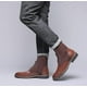 thumbnail image 4 of Botas impermeables, botines para hombre, botas casuales de felpa cálidas para hombre, puntera cuadrada con empalme, zapatos de negocios para hombre, 4 of 5
