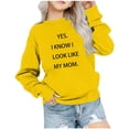 thumbnail image 1 of Chandail en Molleton pour Bébé, Chemise à Manches Longues Imprimée, Col Rond, pour Garçons et Filles de 1 à 12 Ans, Jaune 3T, 1 of 4