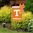 thumbnail image 4 of Tennessee Vols Themed Wreath Bows: White and Orange Checkered Burlap Ribbon Decor, 4 of 6