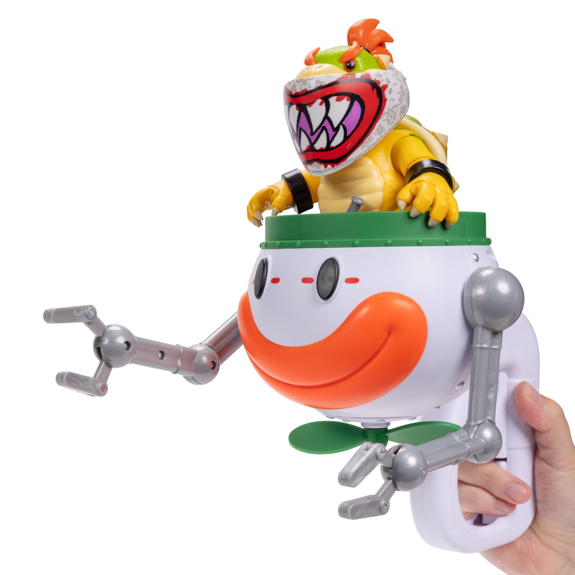 The Super Mario Galaxy Movie - 5” Bowser Jr. with Clown Car, Paintbrush and Water-Reveal Stickers