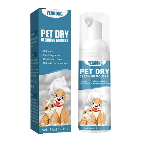 Waterless Cat Shampoo No Rinse Dogs Cats Cleaning Mousse Pet Grooming Supplies for Safe