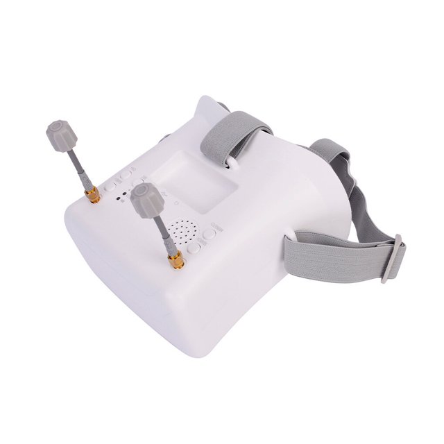 Kearding Racing Goggles Recargable Búsqueda automática Control remoto Receptor Gafas Bolsa de almacenamiento Avión RC Electrónica