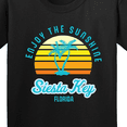 thumbnail image 4 of Inktastic Summer Enjoy the Sunshine Siesta Key Florida in Blue Youth T-Shirt, 4 of 5