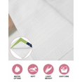 thumbnail image 6 of Navy Blue Green Stripe Kitchen Dish Towels for Drying Dishes Set of 3, Modern Art Horizontal Striped Waffle Weave Microfiber Hand Tea Bathroom Towels Quick Dry & Absorbent Towel 15.7x23.6, 6 of 7