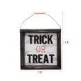 thumbnail image 5 of Artisasset TRICK OR TREAT Hanging Sign Holiday Wall Sign, 5 of 7