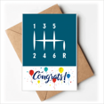thumbnail image 1 of Frenos y contrapesos Sobre de la Carta de felicitación de la tarjeta de matrimonio, 1 of 4