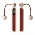 thumbnail image 1 of maskred 1 Pair Electronic Jump Speeds Skipping Rope Counter Workout Digital Cordless Counting Training Equipment Home Gym Pink 1Set, 1 of 6