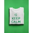 thumbnail image 3 of Keep Calm And Come On Brazil. Sweatshirt Men -Image by Shutterstock, Male 5X-Large, 3 of 4