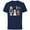 Navy, variant on Star Wars Chewbacca Princess Leia and Yoda Christmas Holiday - Short Sleeve Cotton T-Shirt for Adults - Customized-Athletic Heather