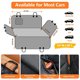 thumbnail image 4 of Funda de asiento de coche para perros para mascotas, 100 % impermeable, 600 D, resistente, a prueba de arañazos, antideslizante, duradera, suave, para asientos traseros de coches, camiones, 4 of 5
