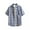 Gray, variant on APEXFWDT Big and Tall Casual Plaid Shirt Men's Short Sleeve Button Down Summer Shirt for Youth Loose Turndown Collar Shirt Tops