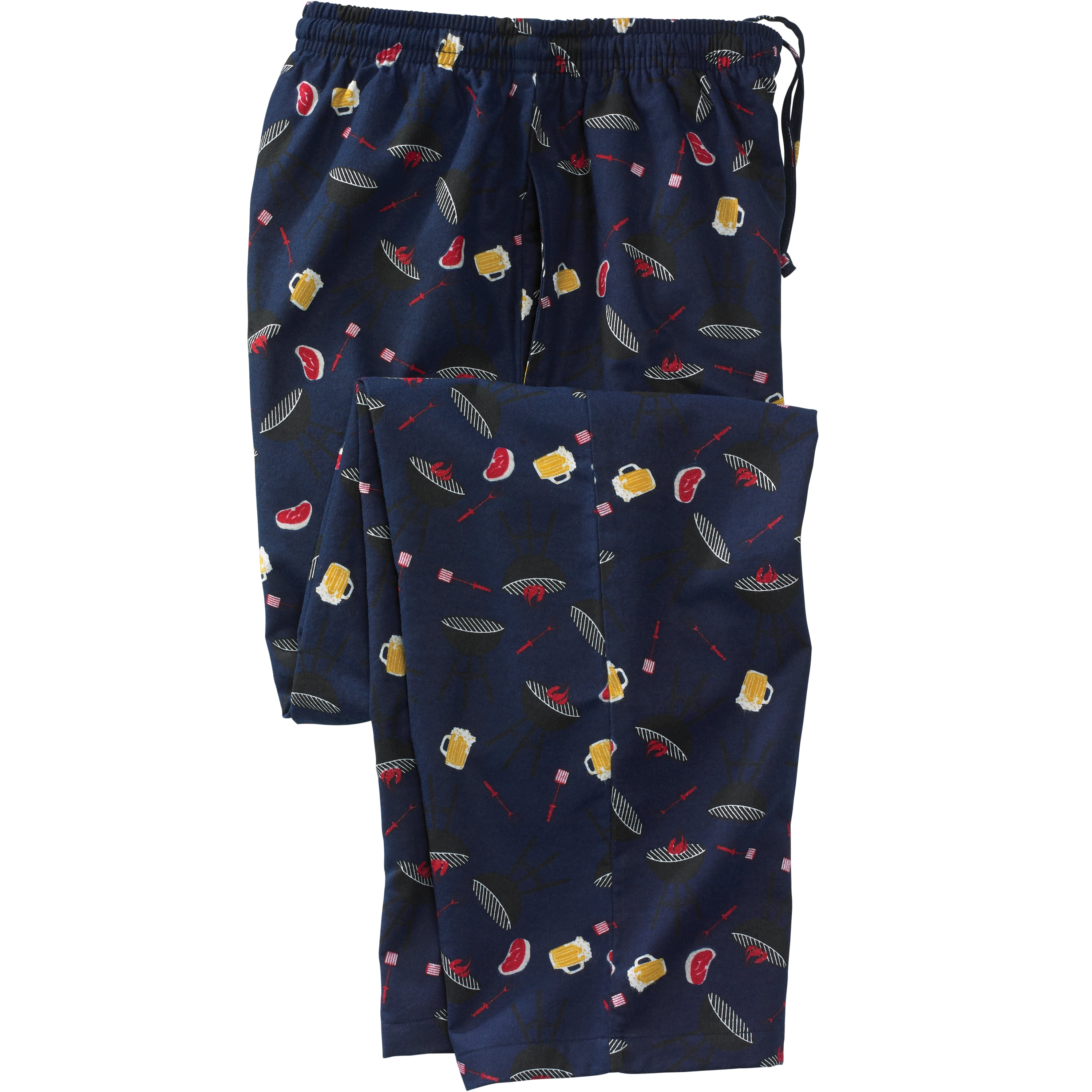 Kingsize KingSize Men's Big & Tall Flannel Novelty Pajama Pants