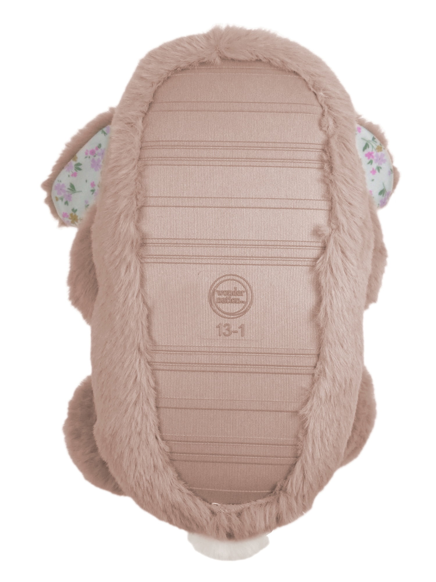 Wonder Nation Toddler & Big Girl Plush Bunny Slippers