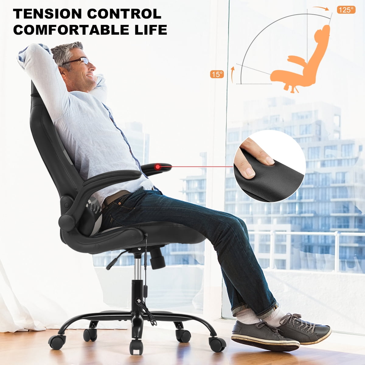 Dkelincs Massage Gaming Chair Video Game Chair Racing Computer Chair Ergonomic Office Desk Chair with a Vibrator Lumbar Support,Headrest,Flip up Armrest, Camo