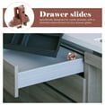 thumbnail image 2 of Troglfold drawer replacement parts 5 Sets Drawer Guides Stop Kit Drawer Slides Track Stoppers Drawer Replacement Parts,2.2"X1.38"X0.59", 2 of 10