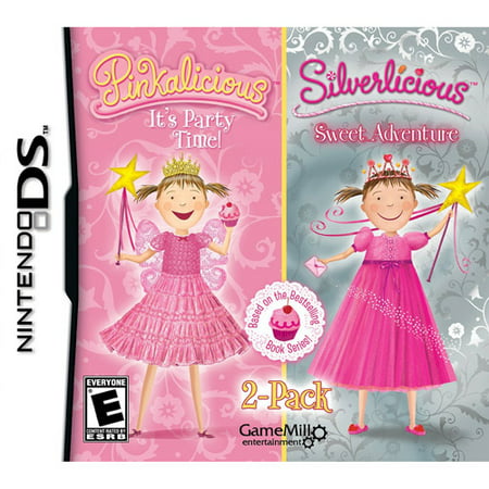 Pinkalicious: It's Party Time/Silverlicious: Sweet Adventure, Game Mill, Nintendo DS, (Best Action Adventure Ds Games)