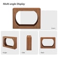 thumbnail image 6 of Wirrytor Console Table with Shelves, Farmhouse Entryway Table for Foyer, Entrance, Wood Storage Entryway Accent Table,Hallway and Living Room,Rustic Brown, 6 of 7