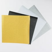 Hello Hobby 12 x 12 Basic Glitter Sampler Permanent Craft Vinyl Sheets (4 Count)