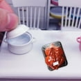 thumbnail image 2 of Modelo de juego de simulación de asado en miniatura CUTICAT para casa de muñecas 1:12, 2 of 8