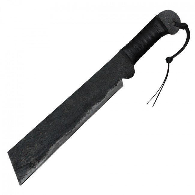 Heavy Machete Black Carbon Steel Super Heavy Duty 19.5" Overall