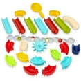 thumbnail image 5 of Buddy & Barney: Bath Time Marble Run - 36pc Set, Different Sized & Colored Pieces, Build A Track & Race The Special Balls Down, Water Toy, Kids Age 3+, 5 of 6