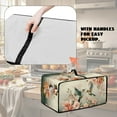 thumbnail image 6 of ZIATUBLES Hummingbird Peony Print Toaster Oven Cover Anti Scratch Kitchen Countertop Appliance Protector Cover Dust Case Machine Washable Home Organization, 18.5" x 14.5" x 9", 6 of 8