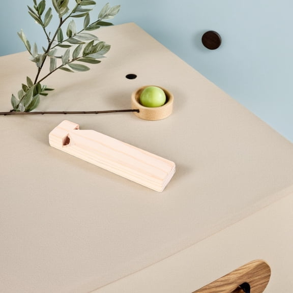 OULII 3pcs Whistle for Kids Wood Train Noisemaker Beige Orff Music Toy Small Game Prizes