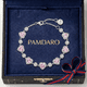 thumbnail image 1 of Pulsera Mujer Plata 925 Con Corazones Pink Y Cristales Xtellar rosa, 1 of 3