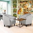 thumbnail image 2 of Renwick Modern Upholstered Tub Chair for Livingroom, Set of 2, Gray Velvet, 2 of 10