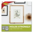 thumbnail image 5 of Picture Hanging Strips, Large, Removable, Holds Up To 4 Lbs Per Pair, 0.75 X 3.65, White, 12 Pairs/pack | Bundle of 10 Packs, 5 of 7