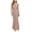 Gold, variant on Women Full Slips Sexy Chemise V Neck Straight Dress(Gold,L)