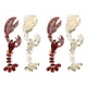 thumbnail image 2 of Pendientes Colgantes, Hermosos Pendientes Con Forma De Langosta A Prueba De Alergias, 2 Pares Elegantes A La Moda Para Decoración Femenina Regalo Para Mujer, 2 of 7
