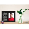 thumbnail image 5 of Personalized Wooden Memorial 8x10 Picture Frame holds 4x6 photo Brother, If Love Could, 5 of 8
